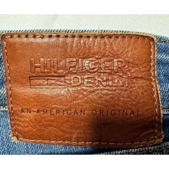 Tommy Hilfiger Men's Slim Scanton Tapered Leg Blue Denim Jeans - Size 28x29 - Picture 5 of 11